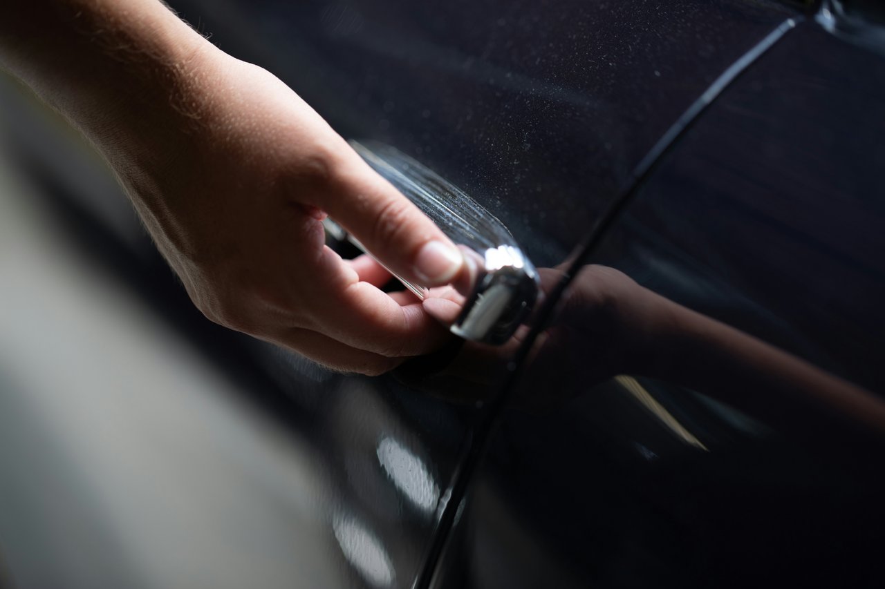 a person holding a phone