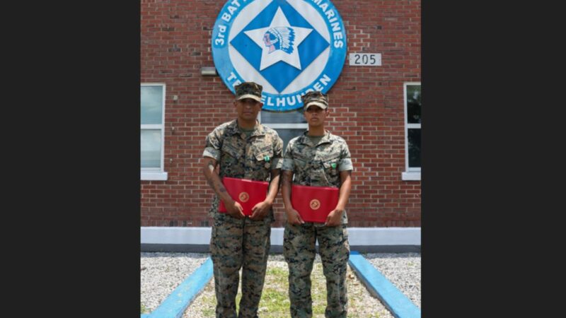 Two Camp Lejeune Marines Honored for Heroism in Wilmington Nightclub Shooting