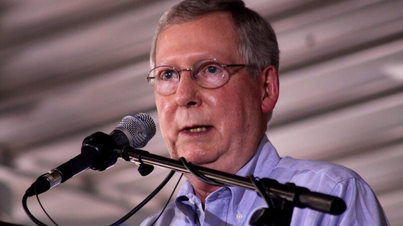 McConnell’s Chief of Staff Sidesteps Questions Outside Senator’s Home