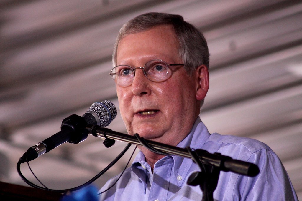 McConnell’s Chief of Staff Sidesteps Questions Outside Senator’s Home
